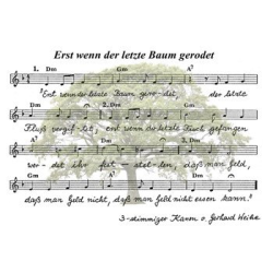         Postkarte Erst wenn der letzte Baum gerodet (Set mit 10 Stk)
    