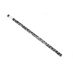         Bleistift mit Radiergummi Noten schwarz
    