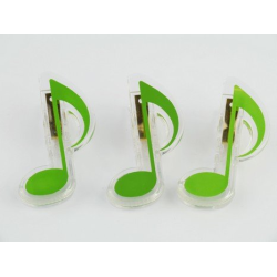         Klammer Achtelnote grün 7cm
    