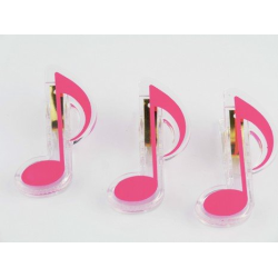         Klammer Achtelnote rosa 7cm
    