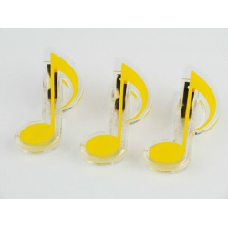         Klammer Achtelnote gelb 7cm
    