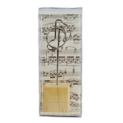         Memo Clip Achtelnote Holz 9 cm
    
