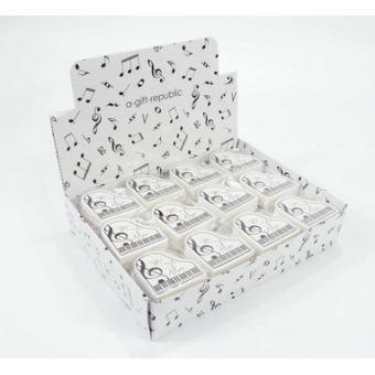 Radiergummi Flügel weiß 4,4 x 4cm