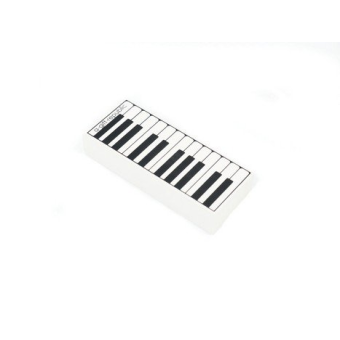 Radiergummi Tastatur weiß 6 x 2.5 cm