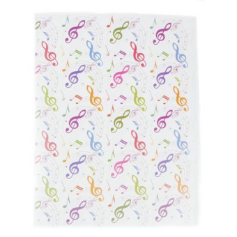 Ringmappe Violinschlüssel bunt Din A4 2-Ring-Mechanik