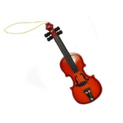         Geige 8 cm Holz mit Schlaufe zum Aufhängen
    