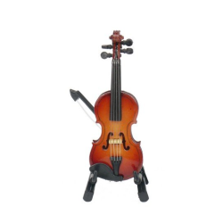         Violine mit Bogen, Ständer und Geschenkbox (Geige = 8 cm)
    