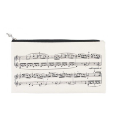         Stiftetui Notenzeilen schwarz/creme 22 x 12,5 cm
    