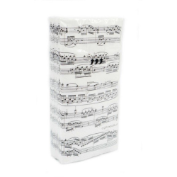         Taschentücher Notenzeilen 21 x 21 cm 10 Stück 3-lagig
    