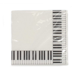         Servietten Tastatur 33 x 33 cm 20 Stück 3-lagig
    