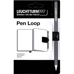         Stiftschlaufe aus Gummiband für Kalender/Notizbuch schwarz
    