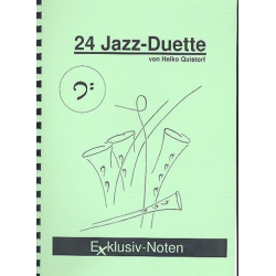         24 Jazz-Duette in C Bassschlüssel - Heiko Quistorf
    
