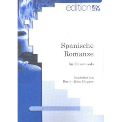         Spanische Romanze für Gitarre - Anonymus / Arr. Boris Björn Bagger
    