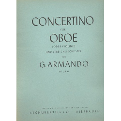         Concertino op.11 für Oboe (Violine) - G. Armando
    