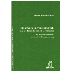         Musiktheorie im Musikunterricht an - Melanie Bieneck-Hempel
    