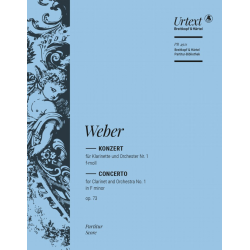        Klarinettenkonzert Nr. 1 f-moll op. 73 - Carl Maria von Weber
    