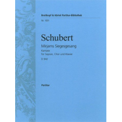         Mirjams Siegesgesang D 942 [op. post. 136] - Franz Schubert / Arr. Felix Mottl
    