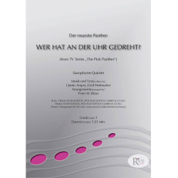         Wer hat an der Uhr gedreht? - Sax.-Quintett - Fred Strittmatter & Quirin Amper jr. / Arr. Peter Riese
    