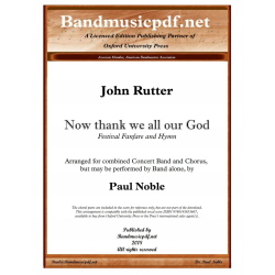         Now thank we all our god - John Rutter / Arr. Paul Noble
    