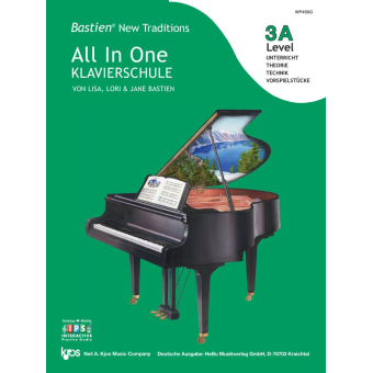 Bastien New Traditions: All In One Klavierschule - Level 3A (Deutsch)