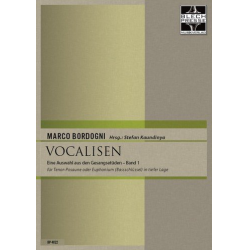         Vocalisen in tiefer Lage Band 1 (Bassschlüssel) - Marco Bordogni / Arr. Stefan Kaundinya
    