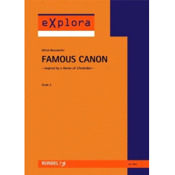         Famous Canon - inspired by a theme of J. Pachelbel - Johann Pachelbel / Arr. Alfred Bösendorfer
    