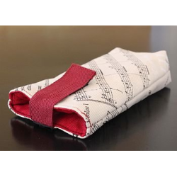         Handyhülle (Brillenetui) Opera weiß/bordeaux
    