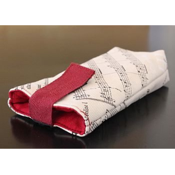 Handyhülle (Brillenetui) Opera weiß/bordeaux