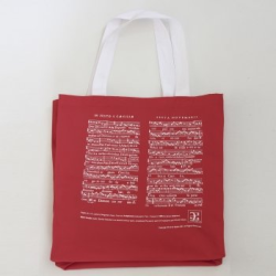         Einkaufstasche St. Cecilia aus Stoff rot
    