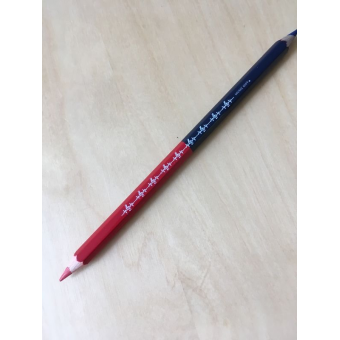Roter und blauer Stift R&B pencil
