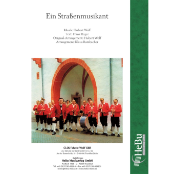 Ein Straßenmusikant