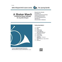         A Shaker March Score - John Kinyon
    