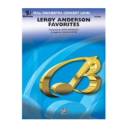         Leroy Anderson Favorites (f/orch) Score - Calvin Custer
    