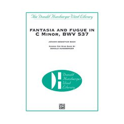         Fantasia; Fugue in C Minor BWV 537 Score - Donald R. Hunsberger
    
