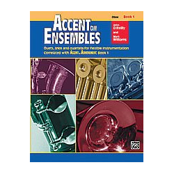         Accent on Ensembles, Oboe Book 1 - John O'Reilly
    