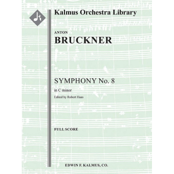 Symphony No, 8 in C Minor (Score)