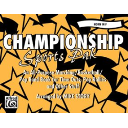         Championship Sports Pak, F horn - Michael Story
    