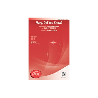 Mary Did You Know (SATB)