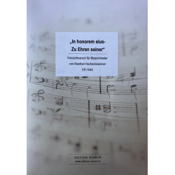         In honorem eius - Zu Ehren seiner
    