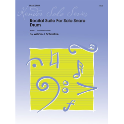         Recital Suite For Solo Snare Drum - William J. Schinstine
    
