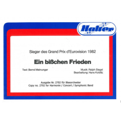         Ein bißchen Frieden - Ralph Siegel / Arr. Hans Kolditz
    