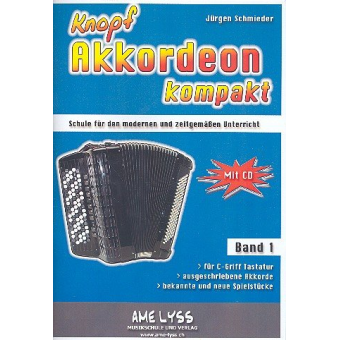 Knopfakkordeon kompakt Band 1 (+CD)