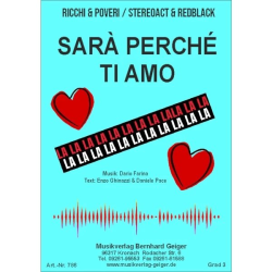         Sara perche ti amo - Ricchi & Povery / Arr. Erwin Jahreis
    