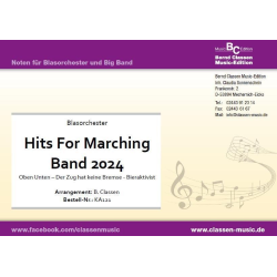         Hits for Marching Band 2024 - Diverse / Arr. Bernd Classen
    