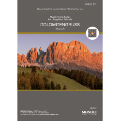         Dolomitengruß - Franz Rieder / Arr. Engelbert Wörndle
    