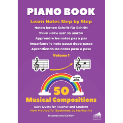         Noten lernen Schritt für Schritt - Volume 1 - Marina Art
    