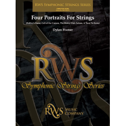         Four Portraits for Strings (s/o sc) - Fixmer; Dylan
    