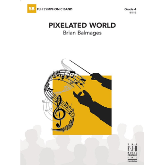 Pixelated World (c/b)