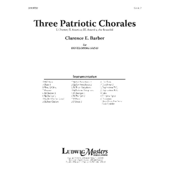 Three Patriotic Chorales (c/b sc)