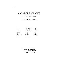        Concertante Wind Instruments (c/b sc) - Joio; Norman Dello
    